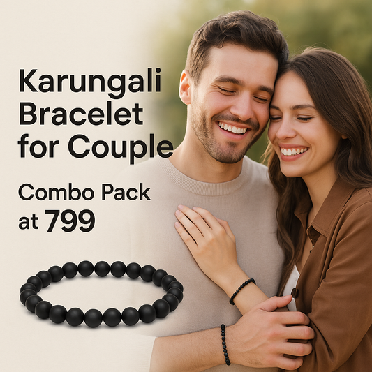 Premium Original Karungali Elastic Bracelet - With Certificate ⭐⭐⭐⭐