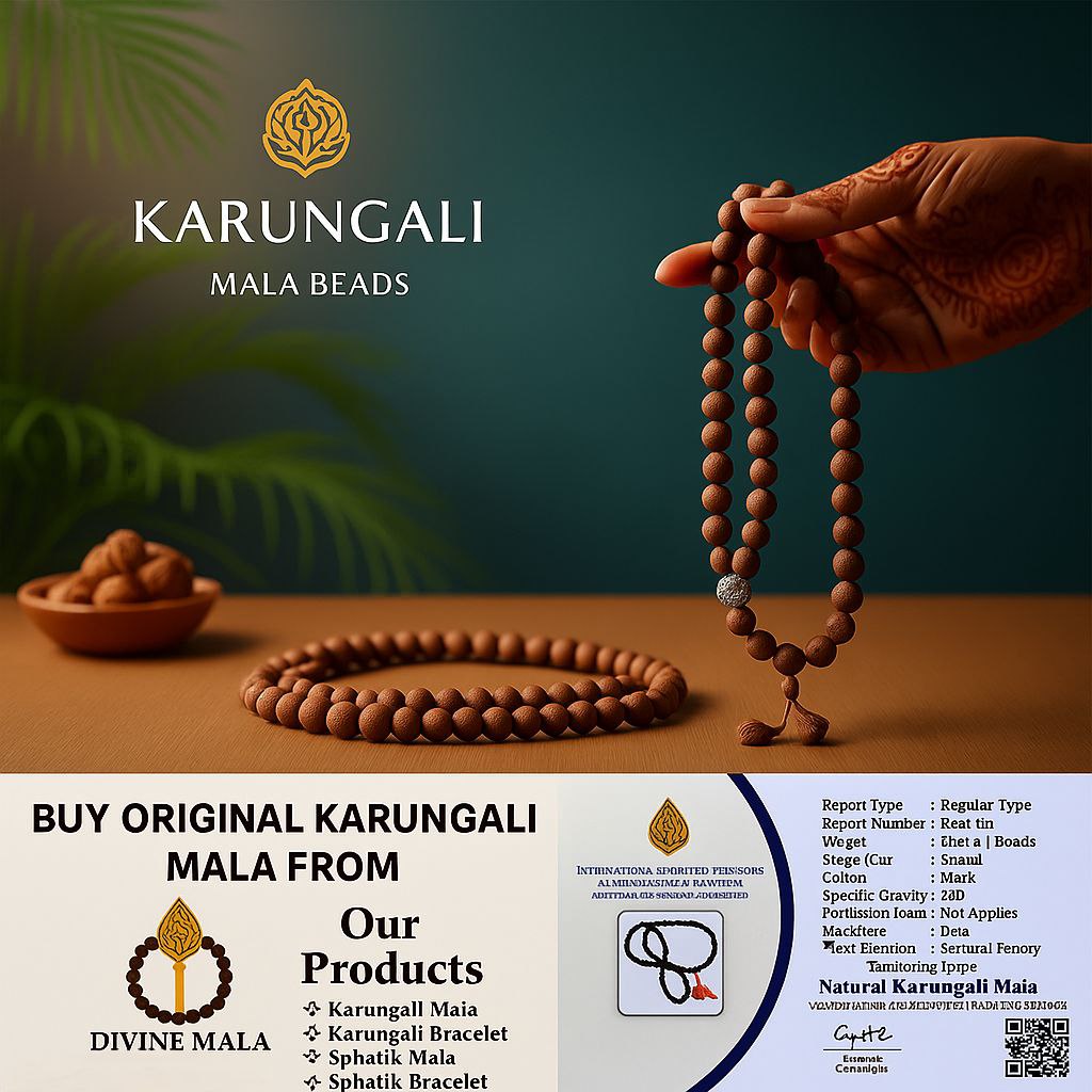 Premium Original Karungali Mala  ⭐⭐⭐⭐⭐